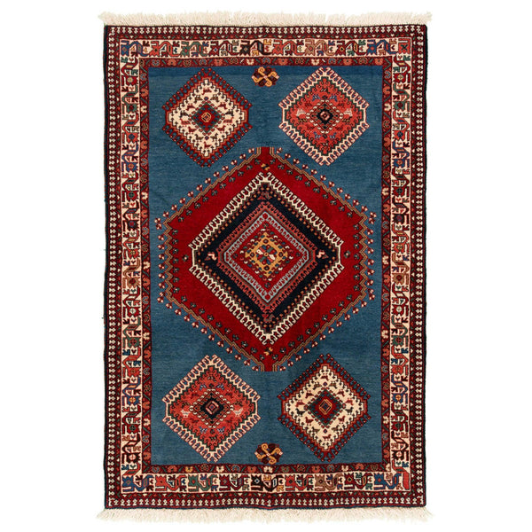 Carpet Qashqai Nomadic 100x147 - Authentic Oriental Wool Persian Rugs in Dubai