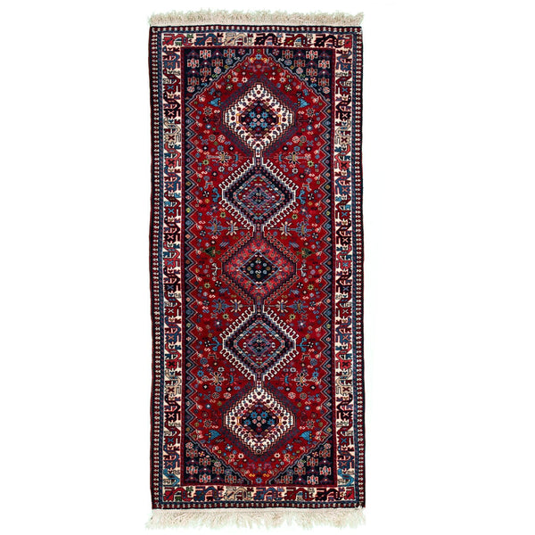 Carpet Qashqai Nomadic 80x195 - Authentic Oriental Wool Persian Rugs in Dubai