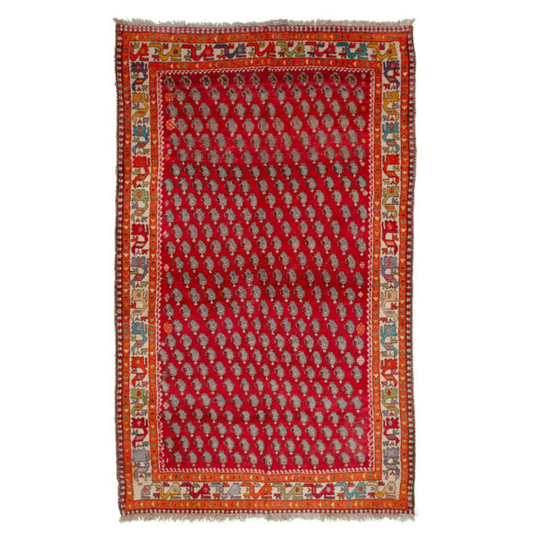 Carpet Qashqaei Paisley Design - Authentic Oriental Wool Persian Rugs in Dubai