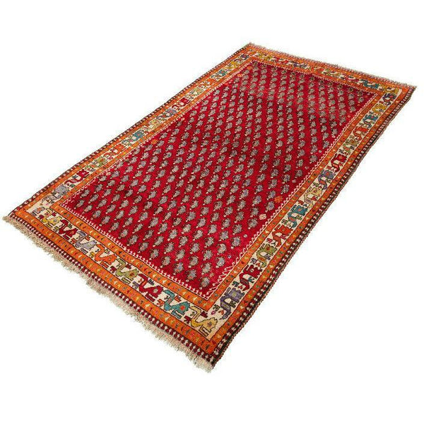 Carpet Qashqaei Paisley Design - Authentic Oriental Wool Persian Rugs in Dubai