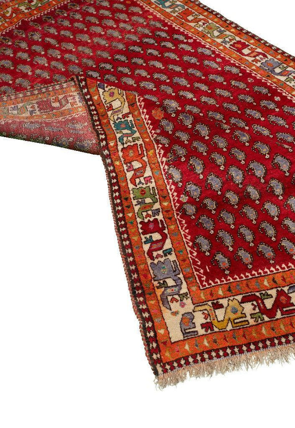 Carpet Qashqaei Paisley Design - Authentic Oriental Wool Persian Rugs in Dubai