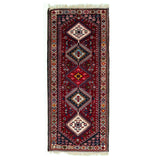 Carpet Qashqai Shekarloo 85x196 - Authentic Oriental Wool Persian Rugs in Dubai