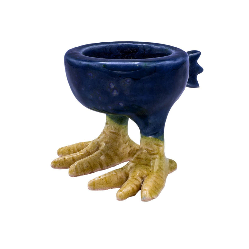 Colorful Ceramic Egg Cup Set with Chick Feet- Tabletop Accessories & Handcrafted Tableware in Dubai