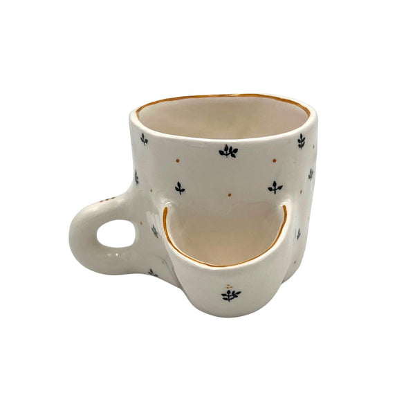 Ceramic Pocket Mug - Handmade Drinking Accessories & Artistic Tableware Dubai