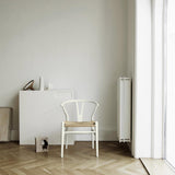 CH24 Wishbone Chair in White - Hans Wegner Designer Office & Dining Chairs in Dubai