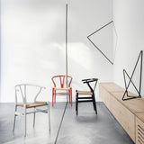 CH24 Wishbone Chair in White - Hans Wegner Designer Office & Dining Chairs in Dubai