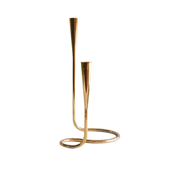 CHE Brass Candle Holder Gold Plated - Metal Home Decor & Accessories UAE