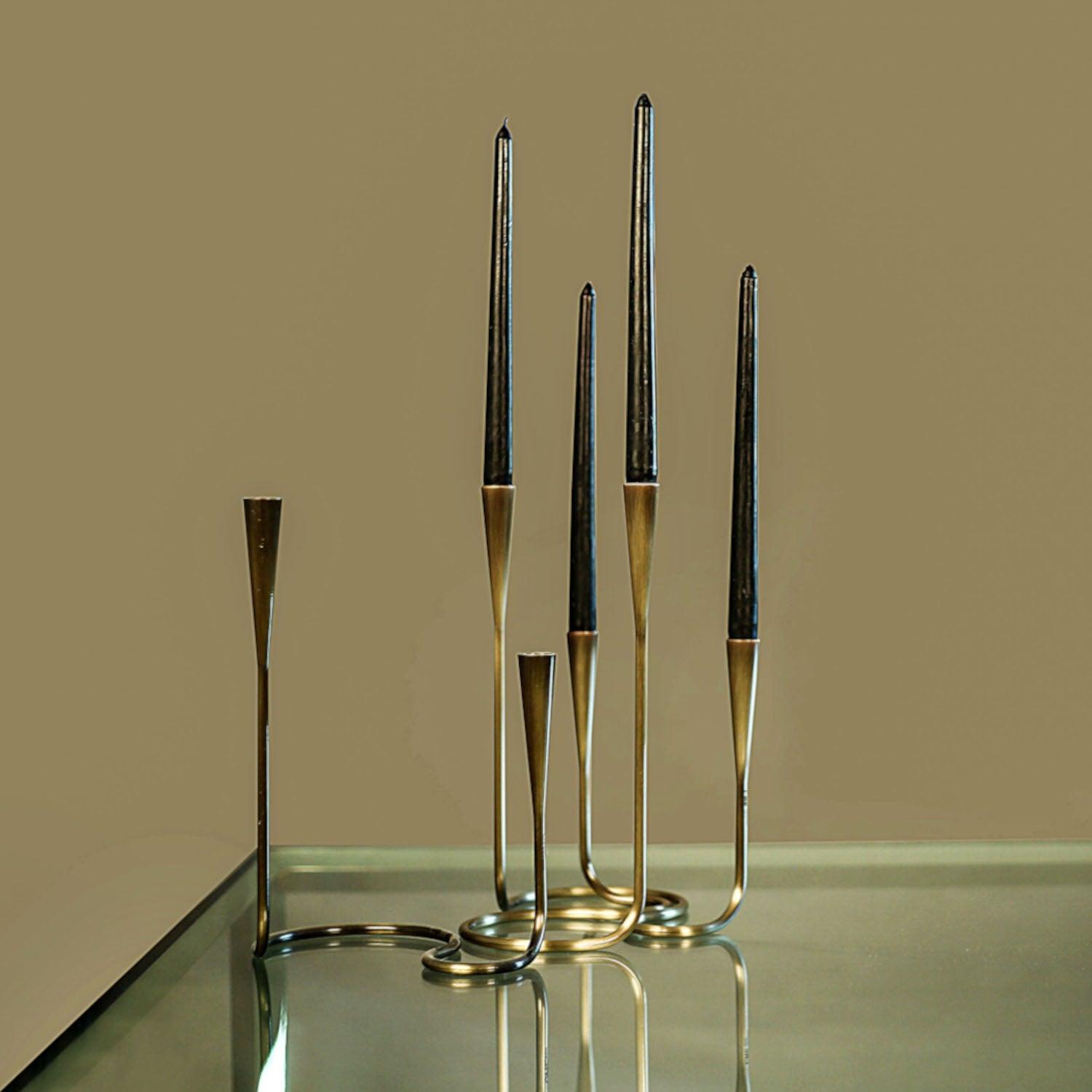 CHE Brass Candle Holder Gold Plated - Metal Home Decor & Accessories UAE