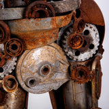 Recycled Metal Sculpture, Contemporary Scrap Metal Statues & Artworks