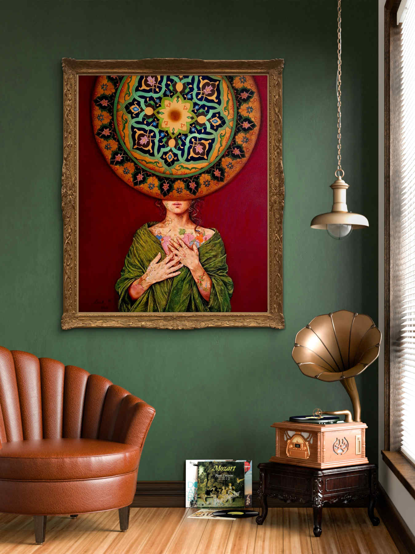 Contemporary Oil on canvas Painting By Alemeh Bagherian in Dubai