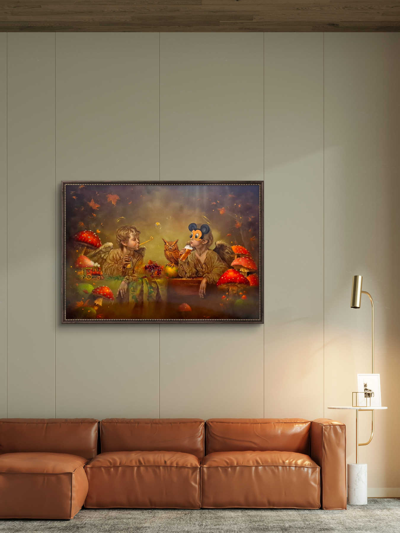 Contemporary Oil on canvas Painting By Alemeh Bagherian in Dubai