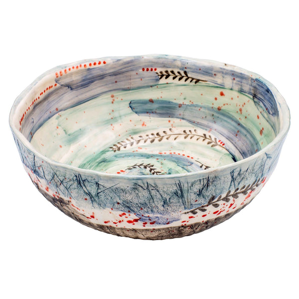 Ceramic Serving Bowl - Tabletop Accessories, Handmade Dining Tableware in Dubai