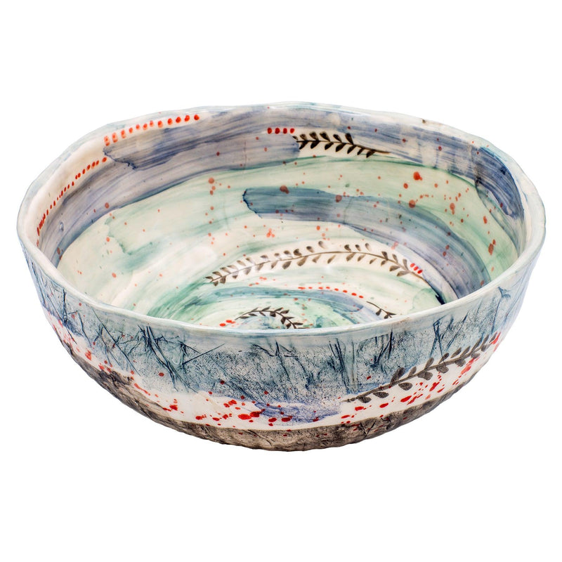 Ceramic Serving Bowl - Tabletop Accessories, Handmade Dining Tableware in Dubai