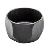 Black Deep Stone Bowl - Natural River Stone Dining Tableware & Accessories in Dubai