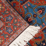 Delroba Heriz Persian Carpet Wool 135x180 Dark Blue - Classic Authentic Persian Rugs & Kilims Dubai