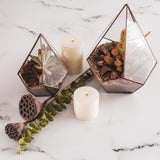 Diamond Terrarium, Geometric Glass Diamond Shaped Terrariums in Dubai