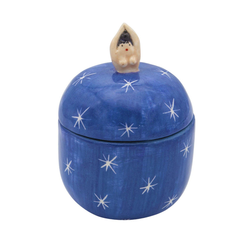 Stars Sculptural Ceramic Jar - Tabletop Accessories & Artistic Handcrafted Tableware in Dubai