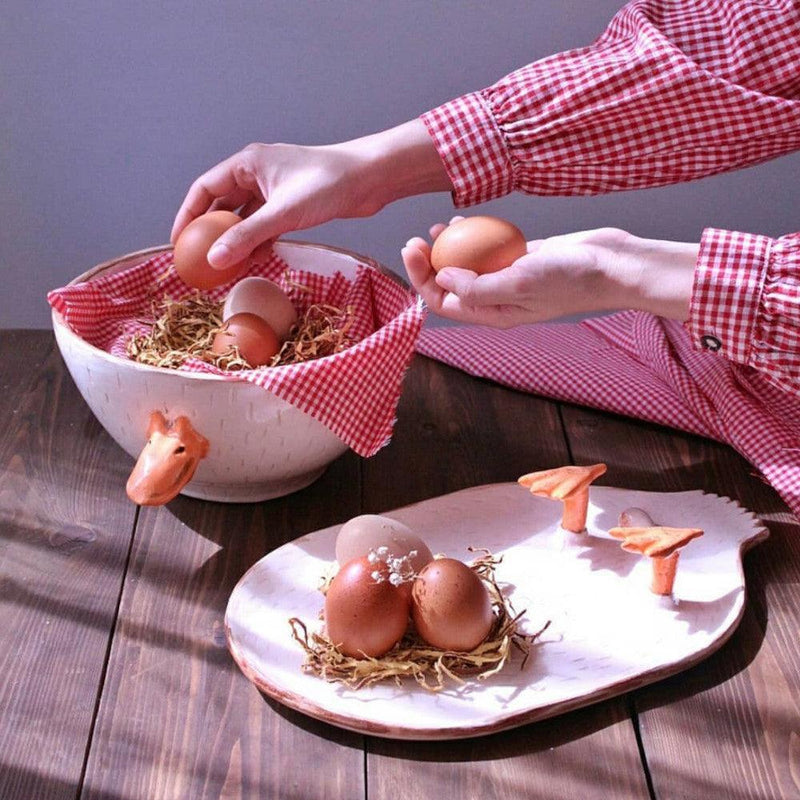 Duck Ceramic Serving Bowl - Handmade Tabletop Accessories & Tableware Dubai