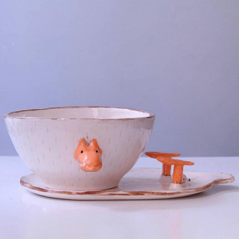 Duck Ceramic Serving Bowl - Handmade Tabletop Accessories & Tableware Dubai