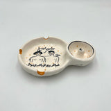 Ebi Ceramic Ashtray with Incense Holder - Smoking Accessories & Tableware in Dubai