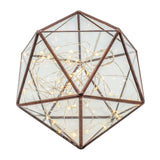 Glass Terrarium, Light Up Geometric Glass & Copper Terrariums in Dubai