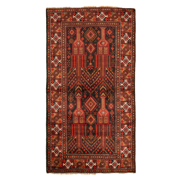 Fire Temple Baluch Nomadic Carpet - Handmade Authentic Persian Carpets & Kilims in Dubai