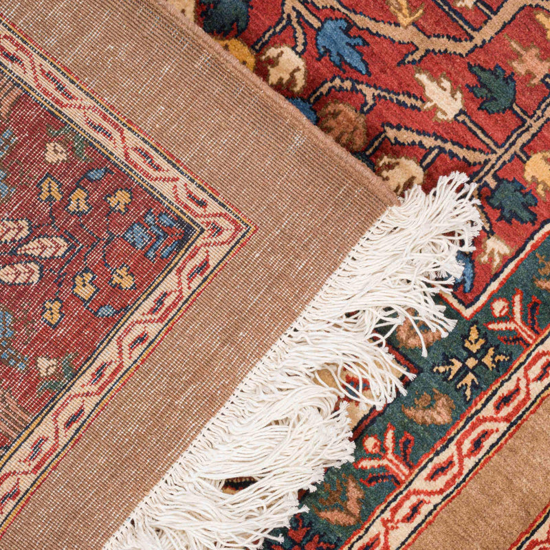 Four Gardens Heriz Persian Carpet Wool 186x235 Brown - Authentic Persian Rugs & Kilims in Dubai