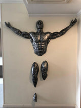 Free Man Hyperreal Human Sculpture - Visual Arts & Fiberglass Mixed Media Sculptures in Dubai