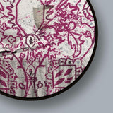 Magenta Decorative Round Mirror - Wall Mounted Painted Mirrors in Metal Frame in Dubai