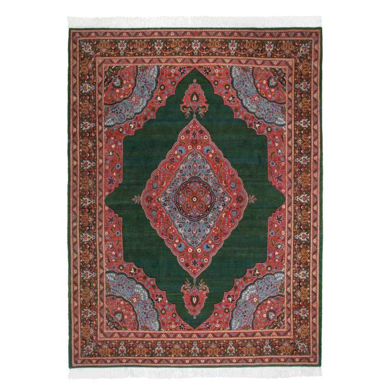 Galeen Heriz Persian Carpet Wool 260x337 Green - Authentic Classic Persian Rugs & Kilims in Dubai