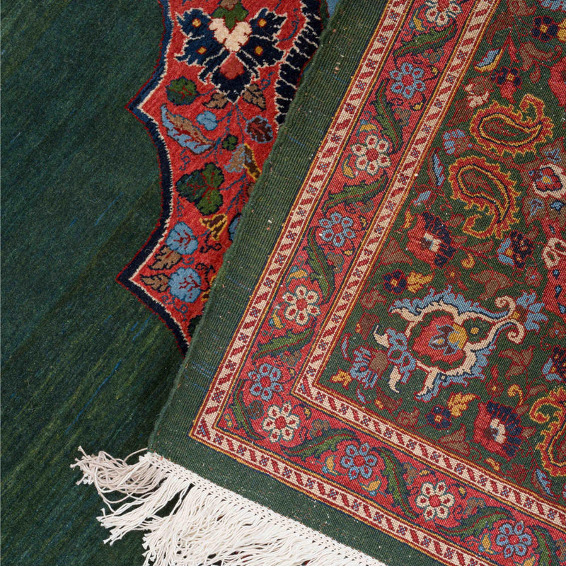 Galeen Heriz Persian Carpet Wool 260x337 Green - Authentic Classic Persian Rugs & Kilims in Dubai