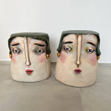 Goddess of Grace Side Table - Artistic Contemporary Paper Mache Accent Furniture in Dubai