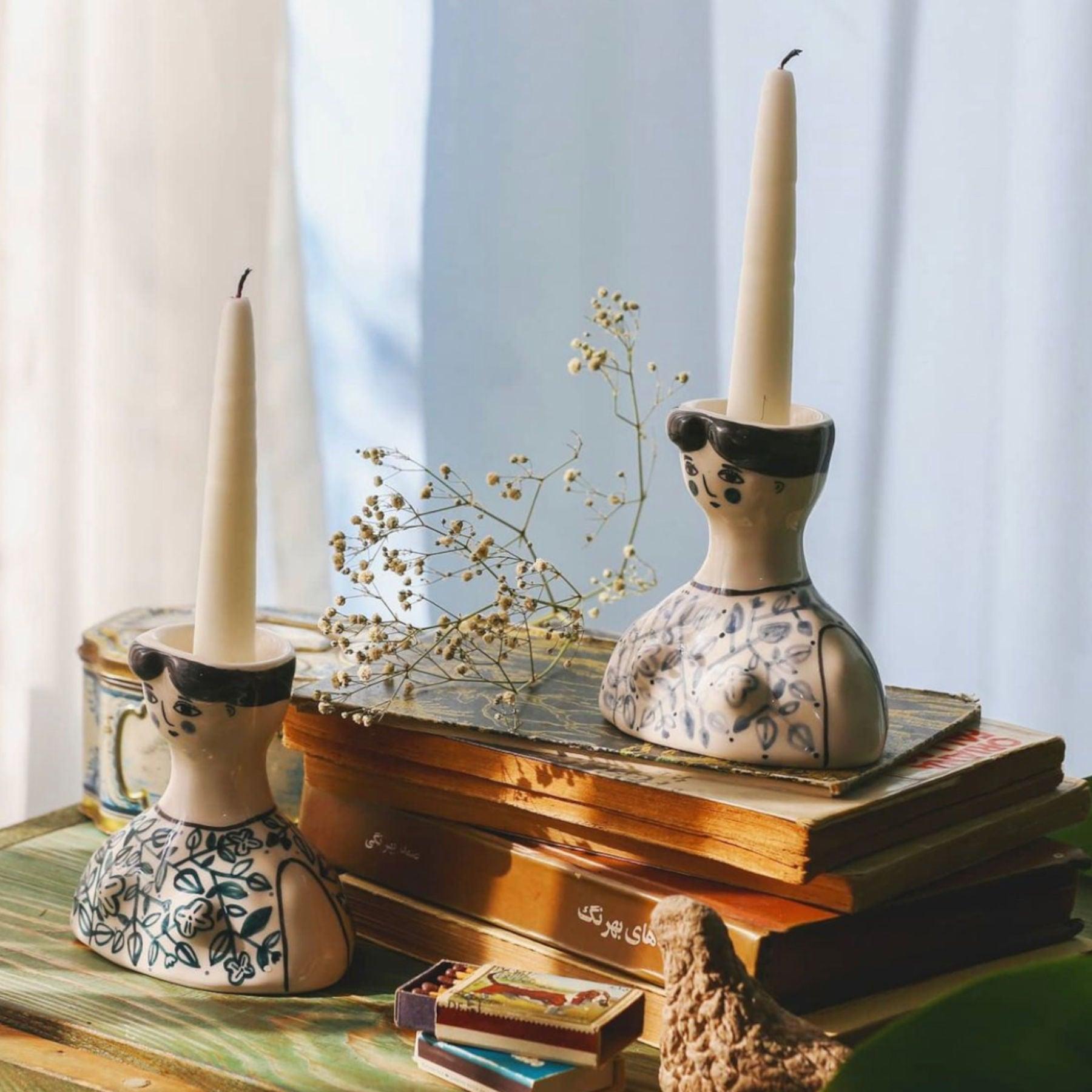 Goli Ceramic Candle Holder - Handmade Home Decor & Artistic Tableware Dubai