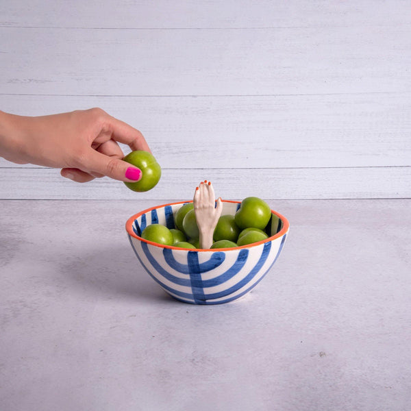 Sculptural Ceramic Bowl - Tabletop Accessories & Artistic Handcrafted Tableware in Dubai