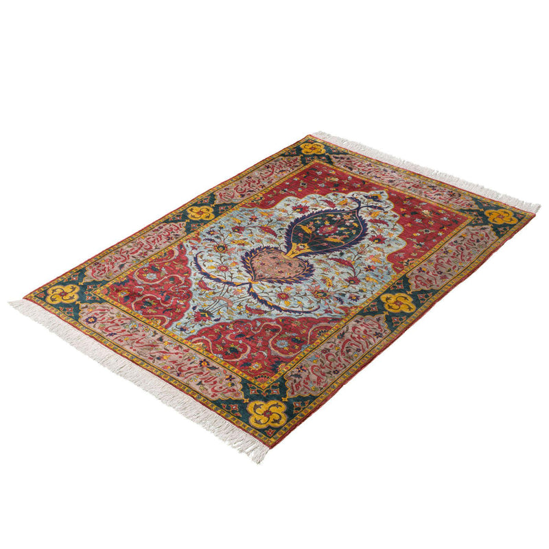 Hezardastaan Silk Heriz Carpet, Persian Rugs in Dubai