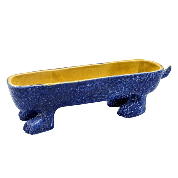 Blue Hippo Ceramic Serving Bowl - Tabletop Accessories & Handcrafted Tableware in Dubai