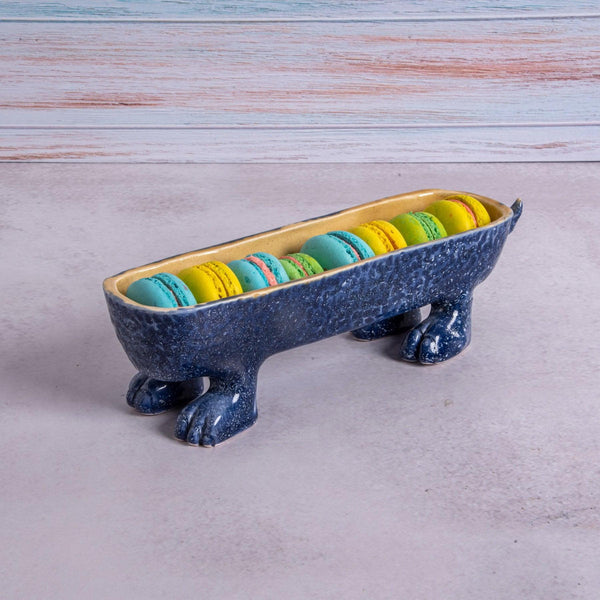 Blue Hippo Ceramic Serving Bowl - Tabletop Accessories & Handcrafted Tableware in Dubai