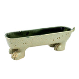 Green Hippo Ceramic Serving Bowl - Tabletop Accessories & Handcrafted Tableware in Dubai