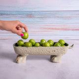 Green Hippo Ceramic Serving Bowl - Tabletop Accessories & Handcrafted Tableware in Dubai