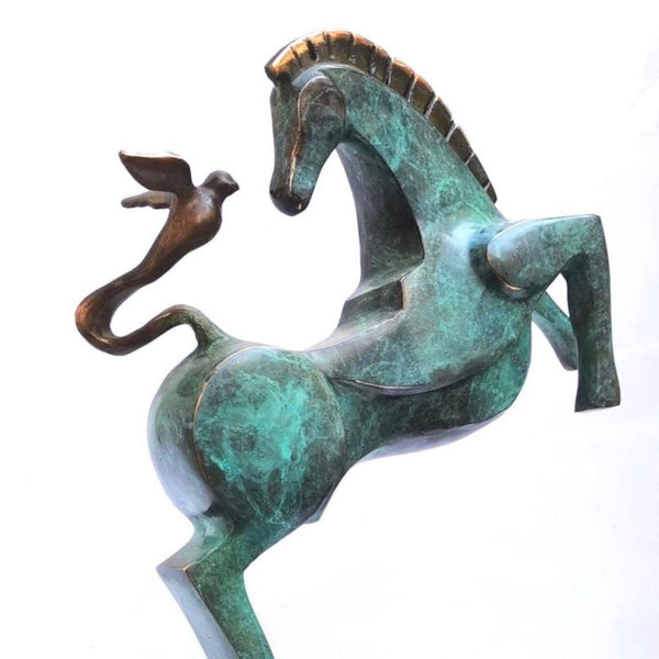 Bronze Sculpture - Horse Series Contemporary Sculptures by Sadegh Adham in Dubai
