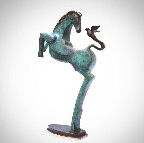 Bronze Sculpture - Horse Series Contemporary Sculptures by Sadegh Adham in Dubai