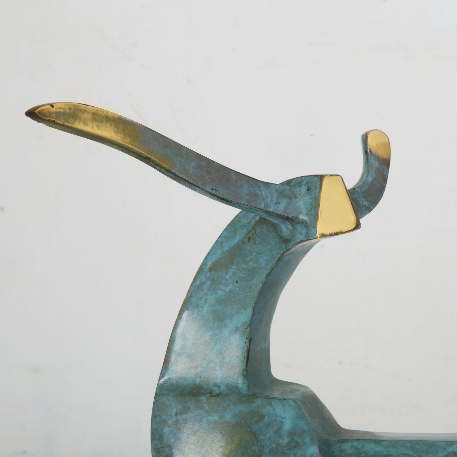 Bronze Sculpture - Horse & Bull Series Contemporary Sculptures by Sadegh Adham in Dubai