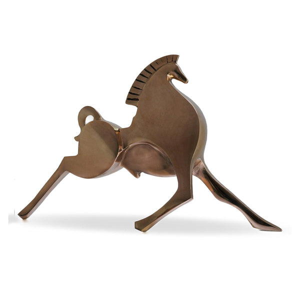 Horse Series Bronze Sculpture - Contemporary Collectible Statues By Sadegh Adham in Dubai