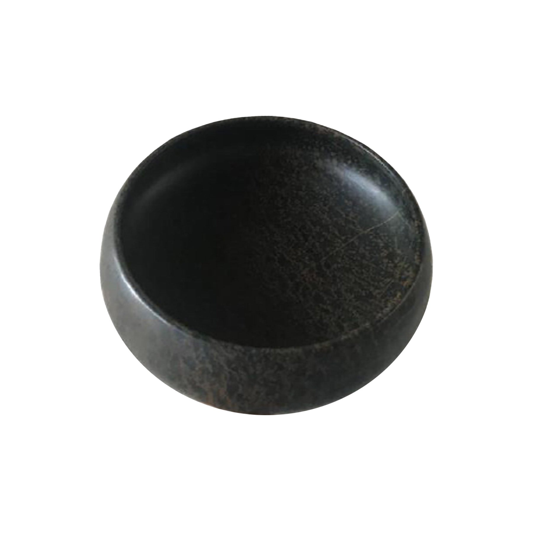 Curved Natural Stone Bowl - Black Stone Tableware & Dining Stoneware