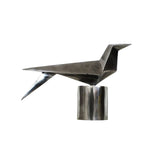 Crow Aluminum Sculpture, Contemporary Animal Art Dubai