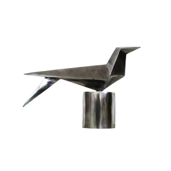 Crow Aluminum Sculpture, Contemporary Animal Art Dubai