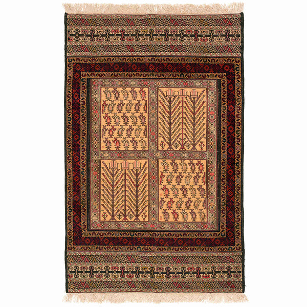 Khorasan Four Season Persian Kilim Carpet 100x160 - Wool Rugs & Kilims Dubai