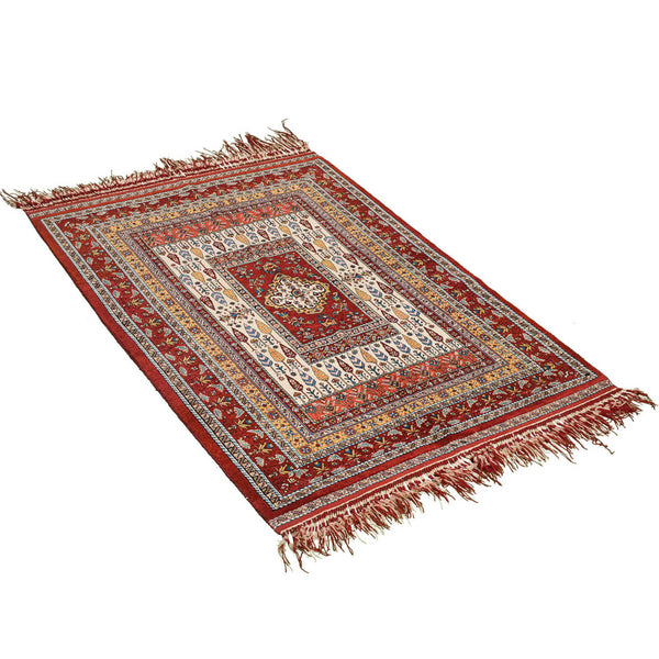 Khorasan Medallion Persian Carpet 128x180 - Nomadic Rugs & Kilims in Dubai