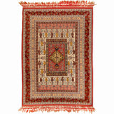 Khorasan Medallion Persian Kilim Carpet 125x174 - Wool Rugs & Kilims in Dubai