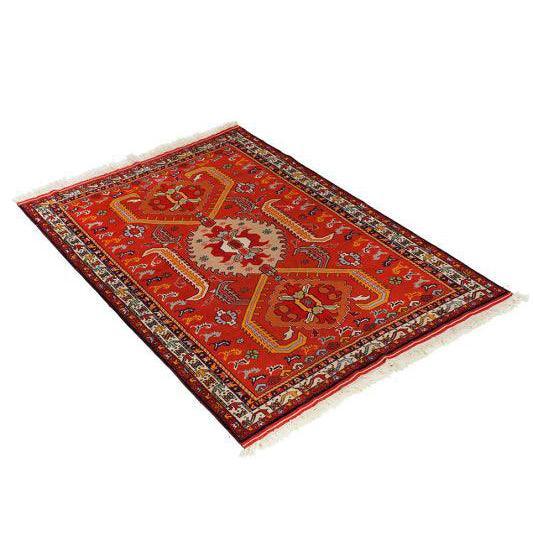 Orange Khorasan Nomadic Persian Carpet - Authentic Oriental Wool Rugs & Kilims in Dubai